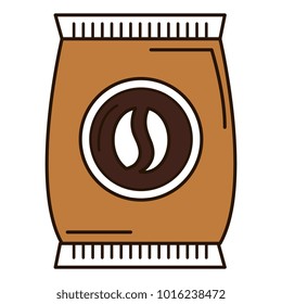 coffee bean bag product icon