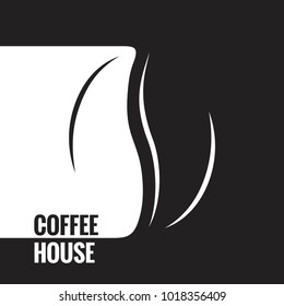 coffee bean black and white design background