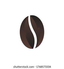 ilustración de diseño de vectores de color de judías de café