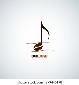 coffee bean concept music background