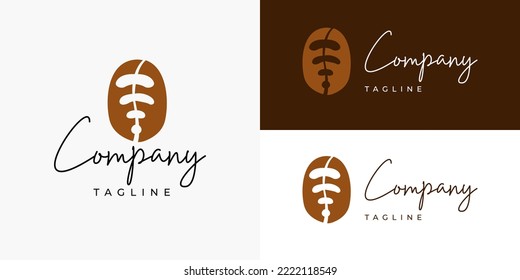 Coffee Conexión a Internet Logo de Internet Diseño Modelo Vector Concepto de plantilla para la marca Empresa Café Tienda