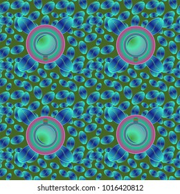 Coffee bean and cup seamless pattern background. Coffees seeds texture.