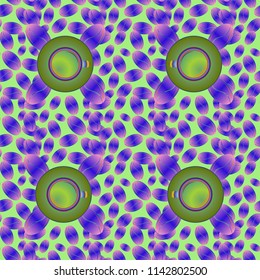 Coffee bean and cup seamless pattern background. Coffees seeds texture.