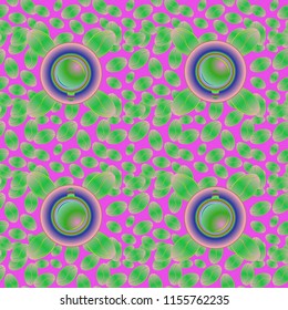 Coffee bean and cup seamless pattern background. Coffees seeds texture.