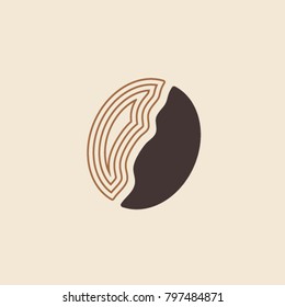 coffee bean for the design of coffee brands
