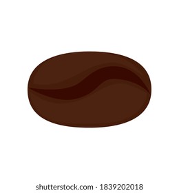coffee bean design of drink caffeine breakfast and beverage theme Vector illustration