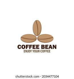 coffee bean design logo vector. coffee design logo template