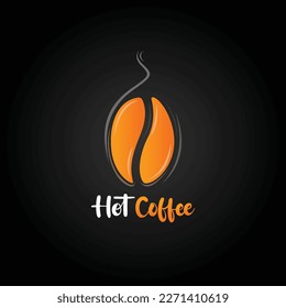 coffee bean design menu background