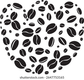café feijão flor café decoração ilustração aromático torrado natural orgânico design mínimo
