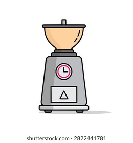 coffee bean grinder machine in vector 
