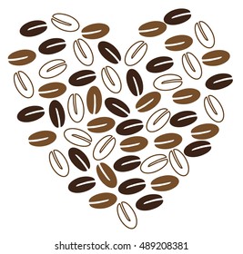 Coffee Bean Heart