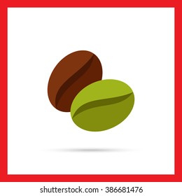 Coffee bean icon
