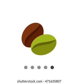 Coffee bean icon