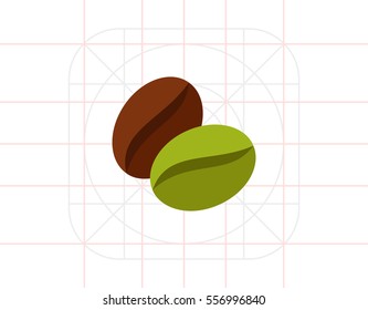 Coffee bean icon