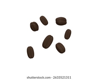  coffee bean icon 3d illustration render