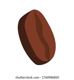 ilustración de vector aislado de icono de judía de café