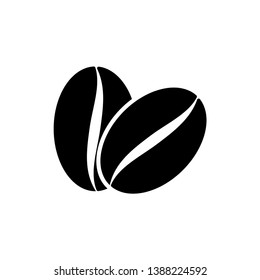 Coffee Bean Icon Logo Vector Illustration - Vector