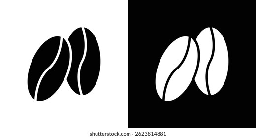 Coffee Bean icon for logo web mobile app UI design.