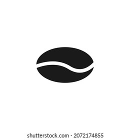 icono del grano de café sobre fondo blanco