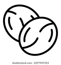 Coffee bean icon outline vector. Cezve cup. Espresso drink