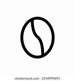 coffee bean icon sign vector
