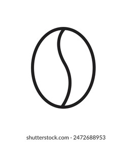 Kaffeebohnen-Symbol, geeignet für Café- und Getränkemarken