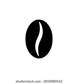 Coffee bean icon. Coffee bean symbol. Beverage logo design