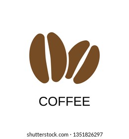Coffee bean icon. Coffee bean symbol design. Stock - Vector illustration can be used for web