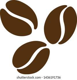 coffee bean icon, coffee bean symbol vector