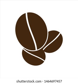 Coffee bean icon in trendy design style. Coffee bean icon isolated on white background.