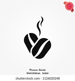 coffee bean icon vector