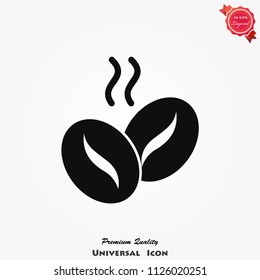 coffee bean icon vector