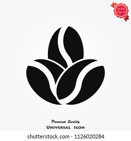 coffee bean icon vector