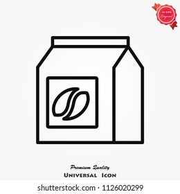 coffee bean icon vector