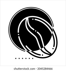 Coffee Bean Icon Vector Art Illustration