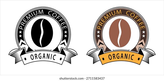 Icono de grano de café Ilustración de Arte vectorial