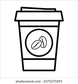coffee bean icon vector design template