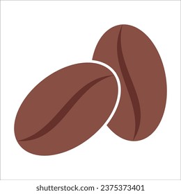 plantilla de diseño de vector de icono de judía de café