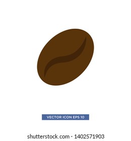 Coffee bean icon vector illustration