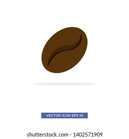 Coffee bean icon vector illustration