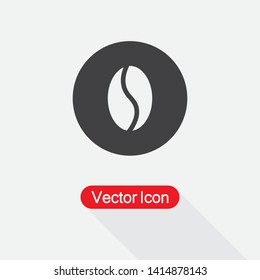 Coffee Bean Icon Vector Illustration Eps10
