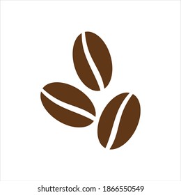 plantilla de ilustración del vector de icono de judías de café