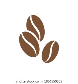 plantilla de ilustración del vector de icono de judías de café