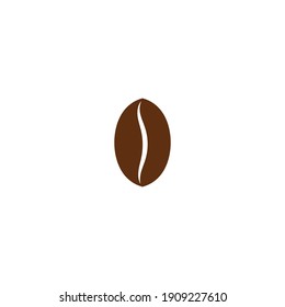 coffee bean icon vector illustration template