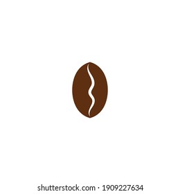 coffee bean icon vector illustration template