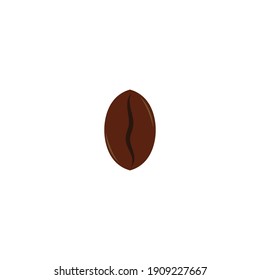 coffee bean icon vector illustration template