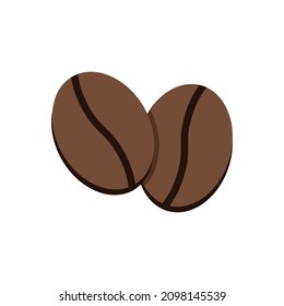 Kaffeebohnen, Ikone, Vektorgrafik, Illustration.