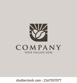 Coffee bean icon vector illustration