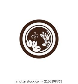 plantilla de ilustración del vector de icono de judías de café