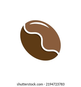coffee bean icon vector illustration template